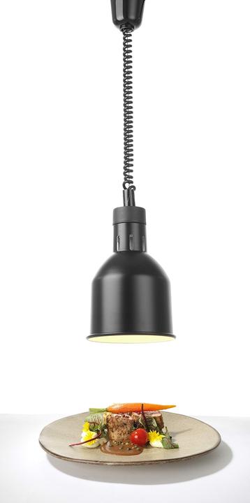 Produktbild Hendi Waermelampe Zylinder Inkl. Splitterfreie lampe in Schwarz