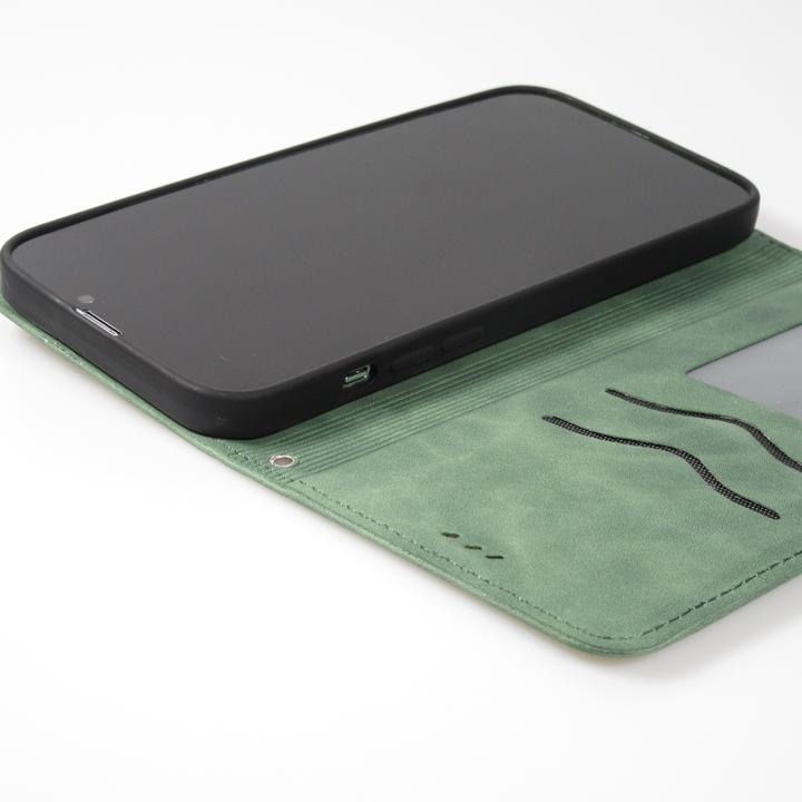Image du produit PhoneLook Etui cuir Flip Wallet vintage avec fermeture aimantée et compartiment cartes (Apple iPhone 15 Pro)