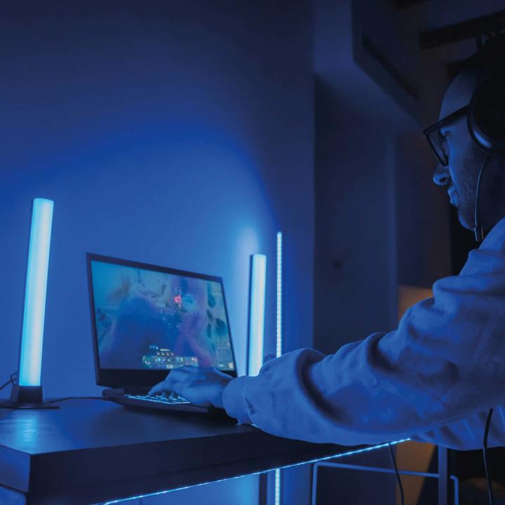 Immagine prodotto KSIX Barras Luz LED Inteligente Rgbic 2unid (Multicolore, 3 cm, Interno)