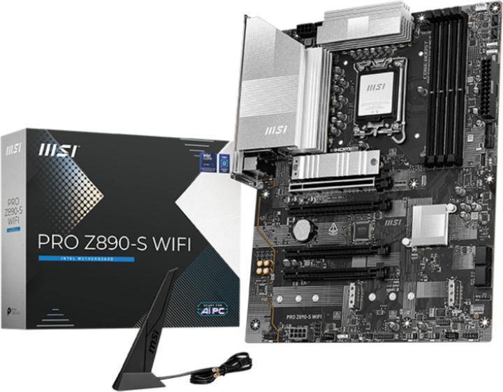 Produktbild MSI PRO Z890-S WIFI (LGA 1851, Intel Z890, ATX)