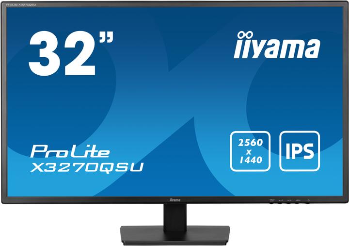 Produktbild iiyama 31.5IN IPS PANEL 2560X1440 100HZ 3MS 250CDM2 1200:1 TYPICAL (2560 x 1440 Pixel, 32")