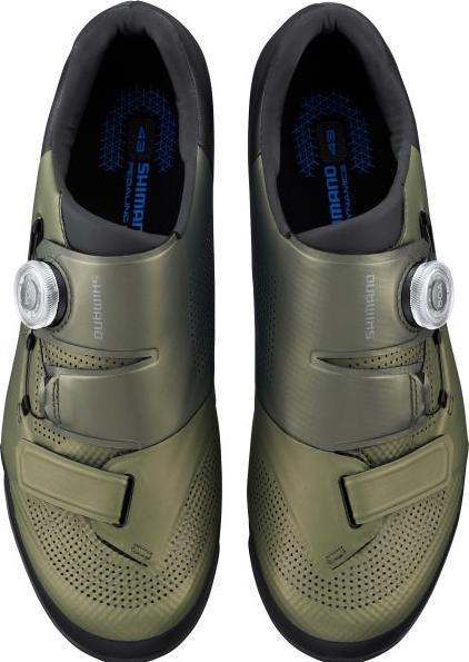 Actual product image Shimano Sh-Xc5e Gr.46 Cross Country Shoe Spd, Boa, Climbing, Moss Green (46)