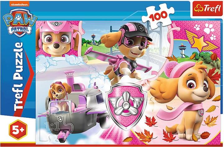 Actual product image Trefl Puzzle 100? Skye in action / PAW Patrol (100 pieces)