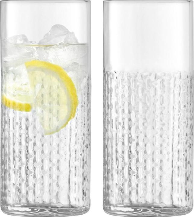 Actual product image LSA Wicker long drink glasses 400ml Clear x 2 (4 dl, 2 x, Long drink glasses)