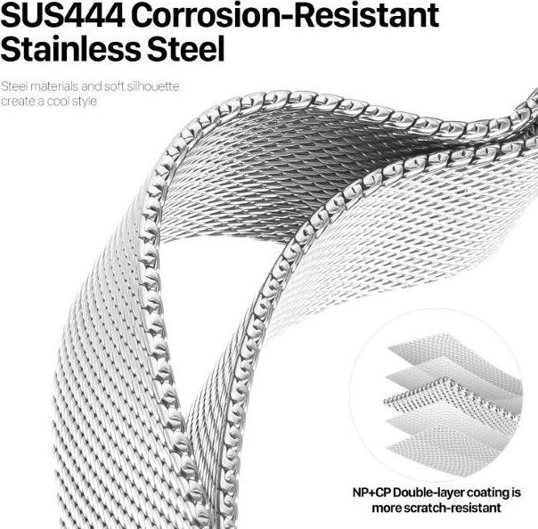 Actual product image Dux Ducis Pro Bracelet (45 mm, 44 mm, 42 mm, 49 mm, Stainless steel)