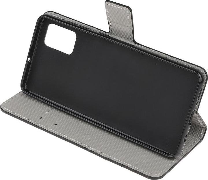 Produktbild Cover-Discount Galaxy A51 - Leder Hülle Kartenfach Schmetterlinge schwarz (Samsung Galaxy A51)