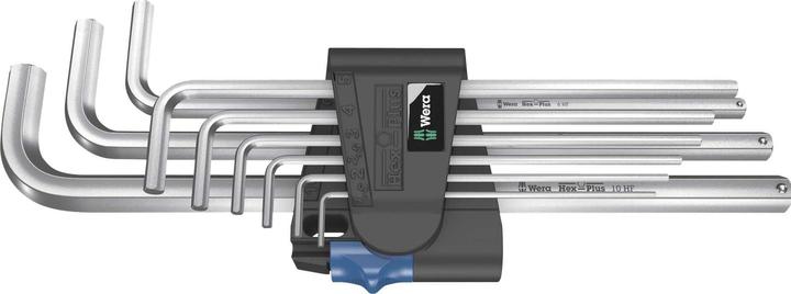 Immagine prodotto Wera 950/9 L Hex-Plus HF 1 Assortimento di chiavi a L, metriche, cromatiche - 9 pezzi ( 05022130001
