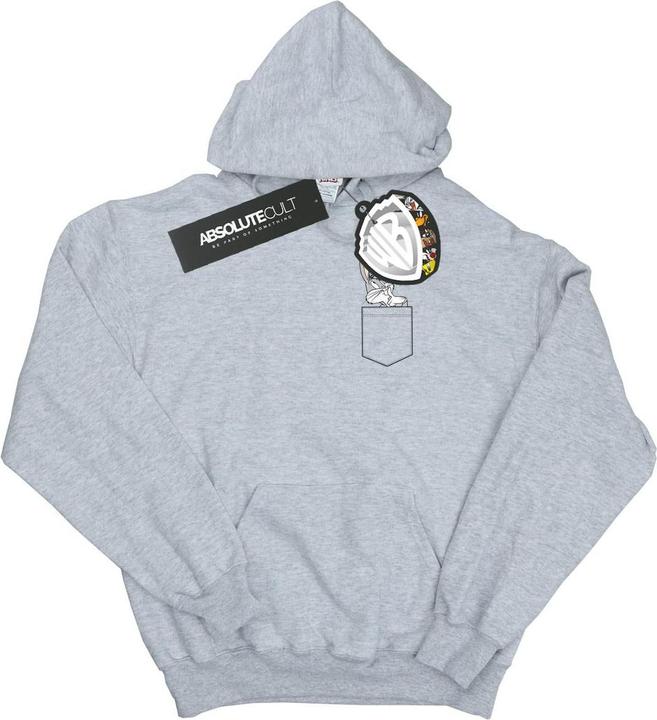 Produktbild Looney Tunes Bugs Bunny Faux Pocket Kapuzenpullover Jungen (152, 158)