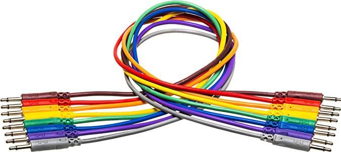 Actual product image Hosa CMM-815 - Patch Cables 8pcs, 15cm (0.15 m)