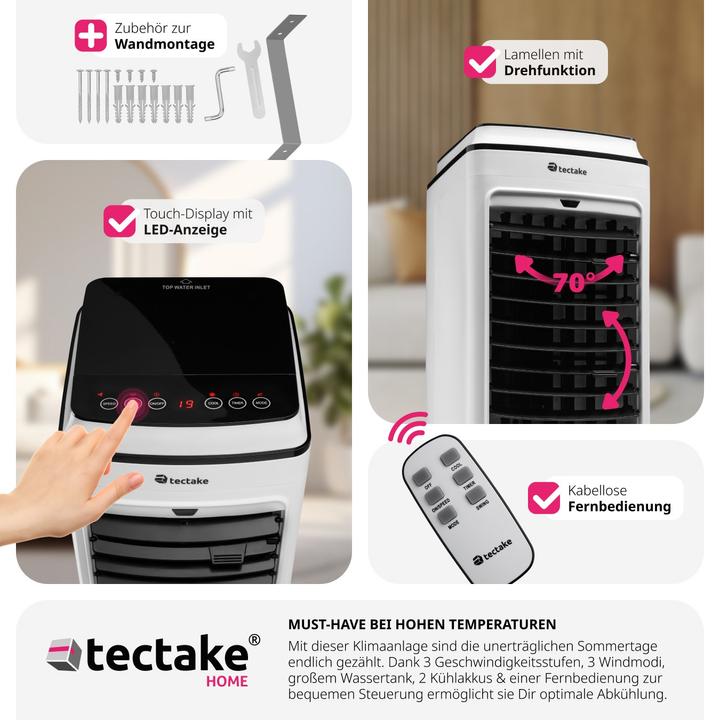 Actual product image tectake Air conditioner (10 m²)