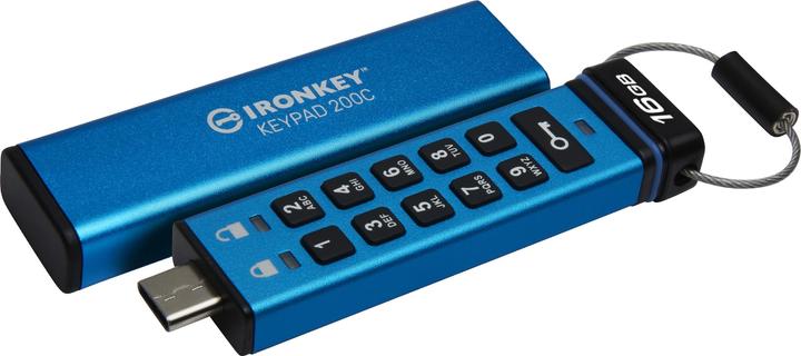 Actual product image Kingston IronKey Keypad 200C (16 GB, USB 3.2)