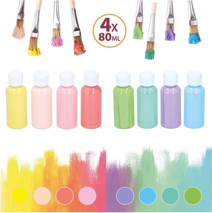 Actual product image Artico Paint Acrylic Pastel (Assorted, Multicolor, 320 ml)