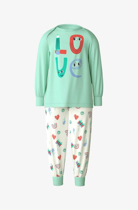 Actual product image Calida Toddlers Doodle" pyjamas lime green (116)