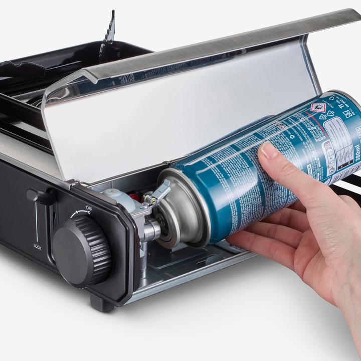 Immagine prodotto Quechua Gaskocher 1 Kochstelle Piezozündung Camping - 100 2.200 W