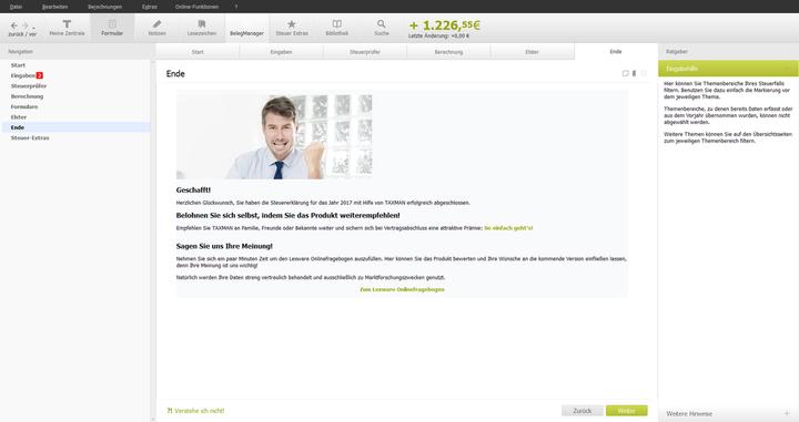 Actual product image Lexware TAXMAN 2023 for landlords 1 user Download Win, German (06860-2014) 1 license(s) (1 User, 12 months)