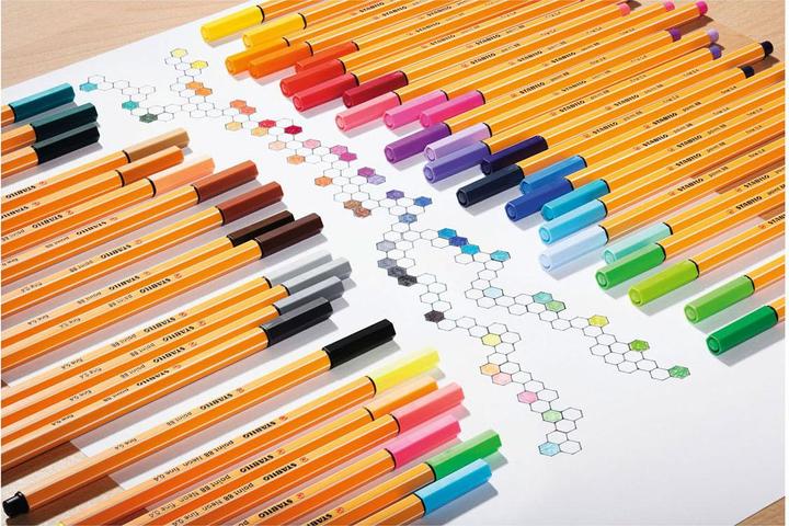 Image du produit STABILO point 88 Fineliner (Multicolore, 50 x)