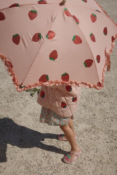 Image du produit Konges Slojd Frill Regenschirm Strawberry Glitter