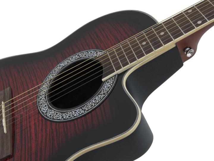 Produktbild Dimavery RB-300 Roundback (Halbakustik Gitarre, Fichte, Walnuss)