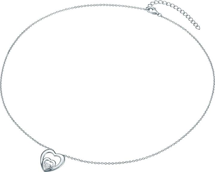 Produktbild Rafaela Donata Damen Herz Sterling Silber Zirkonia Silber 40,0 cm Basiskette + 5,0 cm Verlängerung - 33750 (Sterling Silber, 40 - 45 cm)