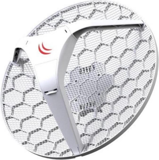 Actual product image MikroTik LHG 5, LHG 5 Dual Chain 5Ghz 802.11an 24.5dBi Integrated antenna, 600MHz COU, 64MB RAM,...
