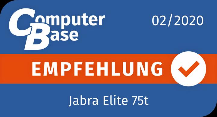Actual product image Jabra Elite 75t (ANC, 28 h, Wireless)