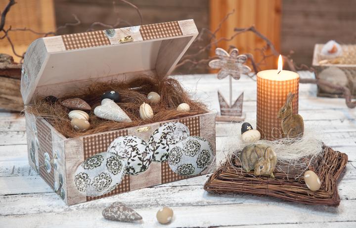 Image du produit VBS Coffre en bois, lot de 3, env. 26 x 19 x 16 cm, 22,5 x 16 x 12 cm, 20 x 12,5 x 8 cm