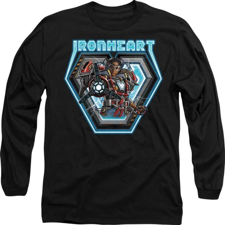 Immagine prodotto Black Panther: Wakanda Forever Maglietta Cuore di Ferro Incandescenza Adulto Unisex (S)