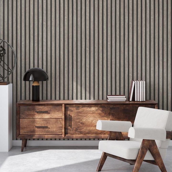 Immagine prodotto AS Creation Doghe in Legno Carta da Parati (53 x 1000 cm)
