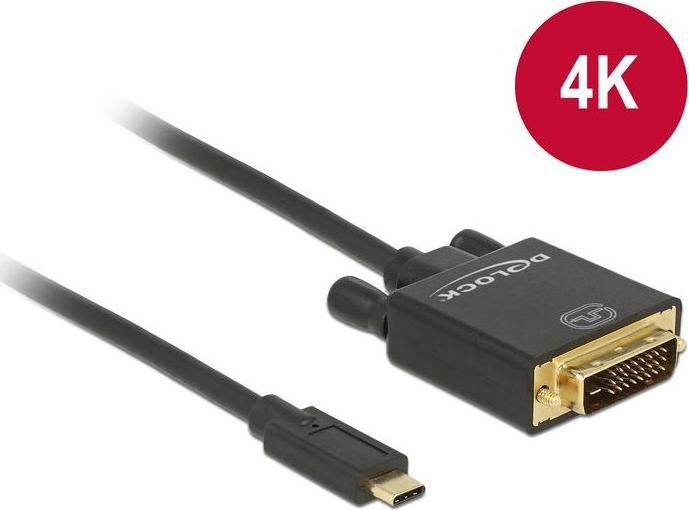 Produktbild Delock USB Typ C — DVI (1 m, DVI, USB Typ C)