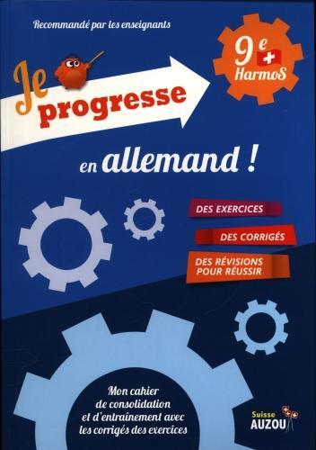 Image du produit Cahier de soutien scolaire 9ème harmos - Je progresse en allemand (Français, Hoegen Laure-Elie, 2017)