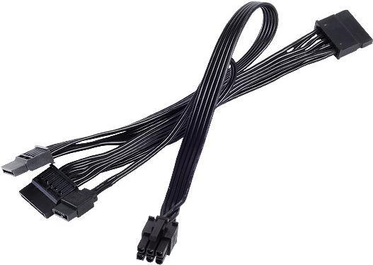 Immagine prodotto Silverstone Set di cavi di alimentazione corti per Strider, nastro piatto