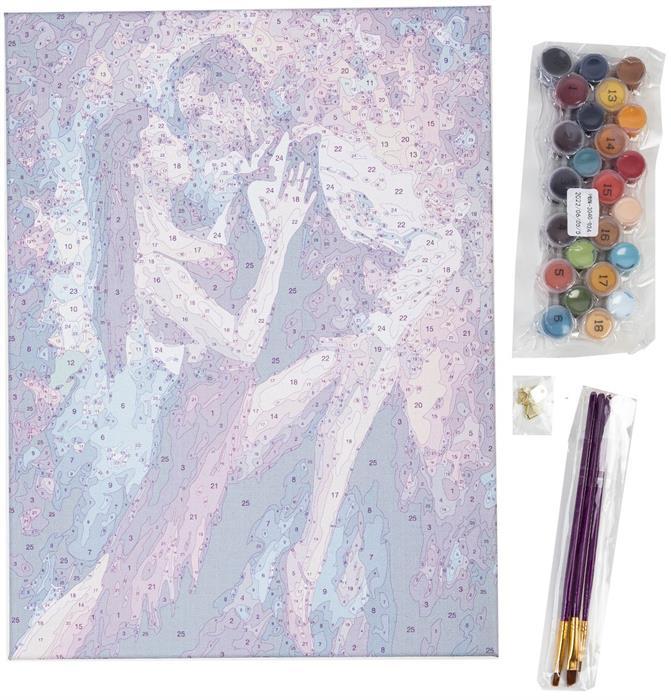 Produktbild Craft Buddy Paint by Numbers "Kiss in Melody" 30 x 40 cm