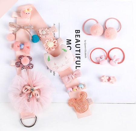 Produktbild Activity Board 18 Stück Haarspangen-Set Kleinkind Mädchen, Haarschmuck Mädchen, Haarspangen mit Geschenkbox