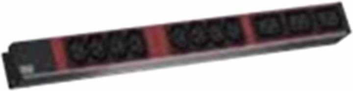 Actual product image Bachmann IT PDU 19 inch 1U 8xC13 red 3xC19 red