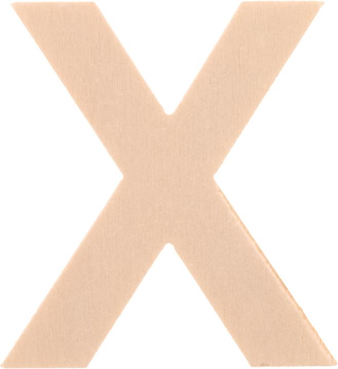 Image du produit Glorex Lettre X, hauteur 6cm, FSC