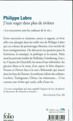 Produktbild J'irais nager dans plus de rivières (Französisch, Philippe Labro, 2022)