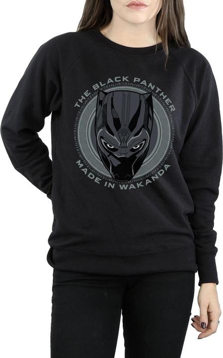 Immagine prodotto Black Felpa in cotone Made In Wakanda (S)