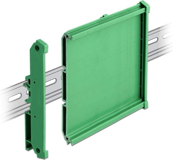 Image du produit Delock Support de platine (107 mm) pour profilé chapeau de 10 cm de long (0.10 m)