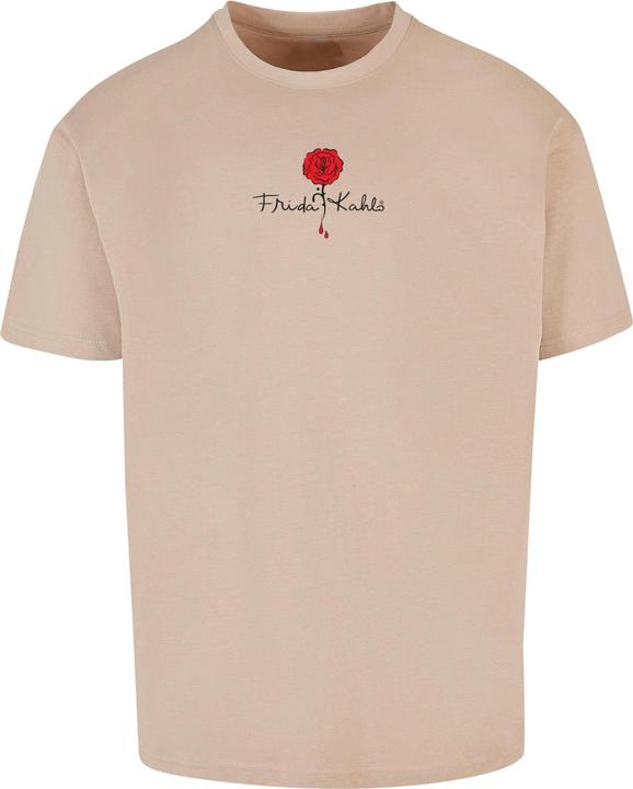Actual product image Merchcode Frida Kahlo - Logo rose Heavy Oversize Tee - 116581 (L)
