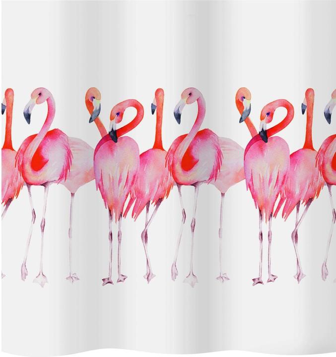 Actual product image Diaqua Shower curtain textile Flamingo (240 x 180 cm)