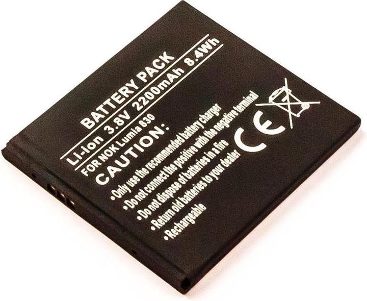 Image du produit AGI Batterie compatible avec Nokia BV-L4A - Batterie - 2.200 mAh