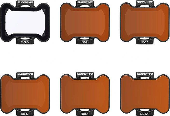 Image du produit Sunnylife MCUV+ND8/16/32/64/128 filter set for DJI Avata 2 (Filtres pour drones, DJI Avata 2)