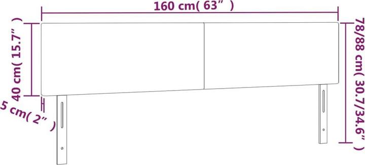 Immagine prodotto VidaXL Cain (160 x 5 x 88 cm)
