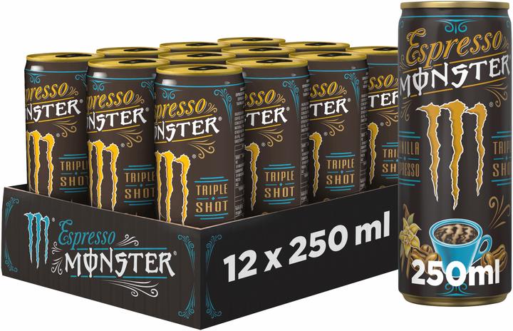 Monster Energy Espresso vanille (12 x 25 cl)