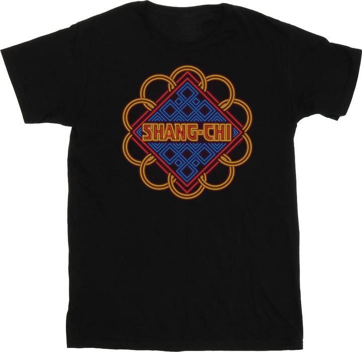 Produktbild ShangChi And The Legend Of The Ten Rings Neon Ring Logo TShirt (XXL)
