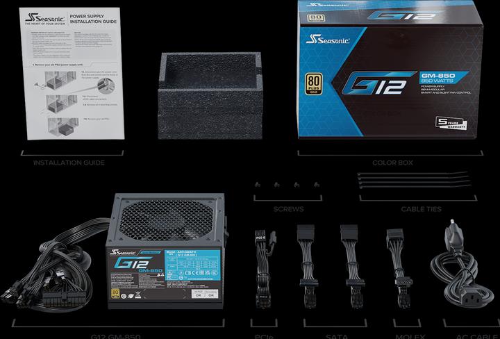 Image du produit Seasonic G12 GM (850 W)