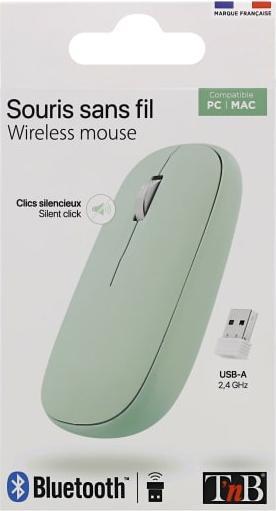 Produktbild T'nB Souris sans fil Bluetooth Color (Vert) (Kabellos)