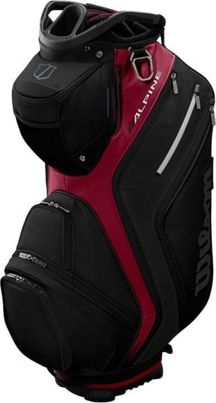 Produktbild Wilson - Alpine Cart Bag with Embroidery - Black/Red