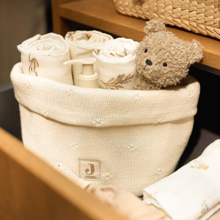 Produktbild Jollein Baby-Waschlappen 3er Set 15 x 20 cm, Riverside Weiss