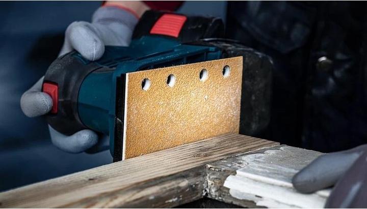 Actual product image Bosch Professional Zubehör Expert C470 Sandpaper with 8 holes for orbital sander, 93 x 186 mm, G 240, 10 pcs. (240)